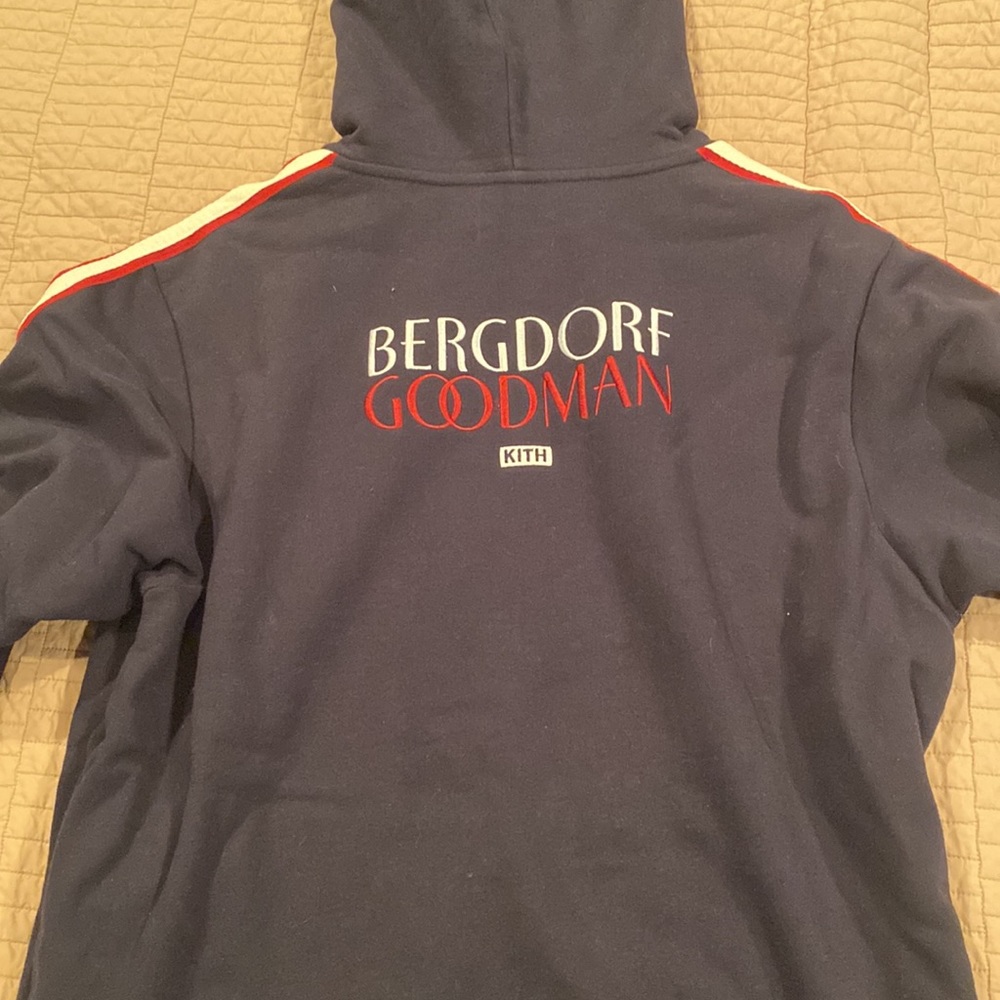 Navy blue Kith Bergdorf Goodman hoodie!